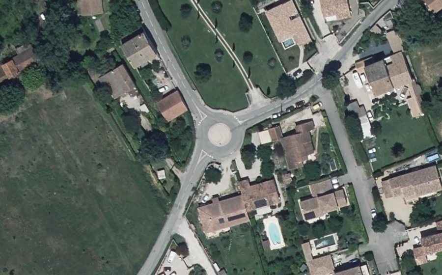 Vue aérienne du Chemin du Four Bonjean