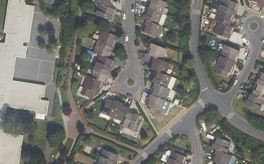 Vue aérienne du Hammeau de la Bonne