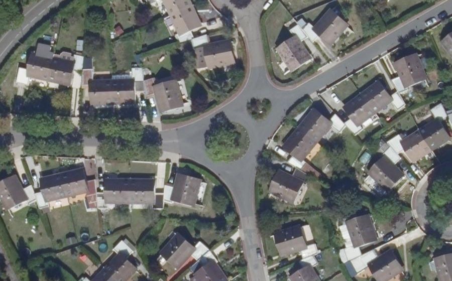 Vue aérienne du Rue Marcel Pagnol