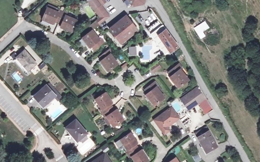 Vue aérienne du Rond-point anonyme n°514533504
