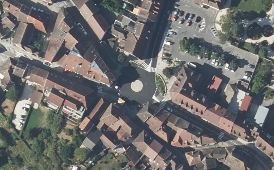 Vue aérienne de la Place Saint-Symphorien