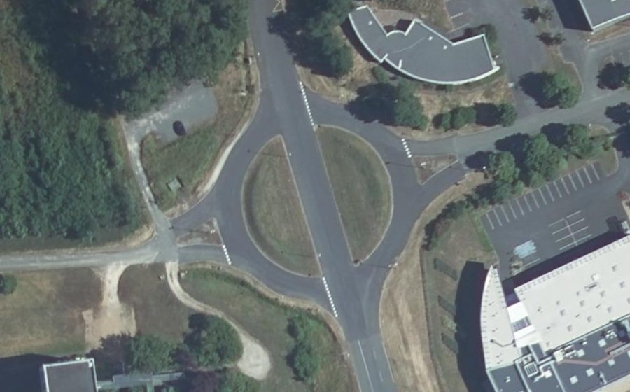 Vue aérienne du Rond-point anonyme n°5152247