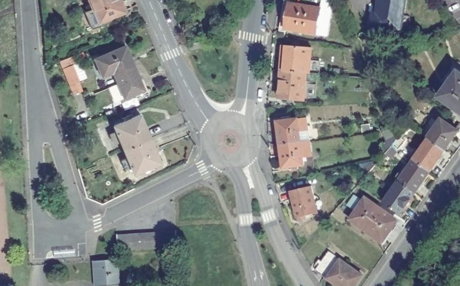 Vue aérienne du Carrefour des Anciens d'Indochine