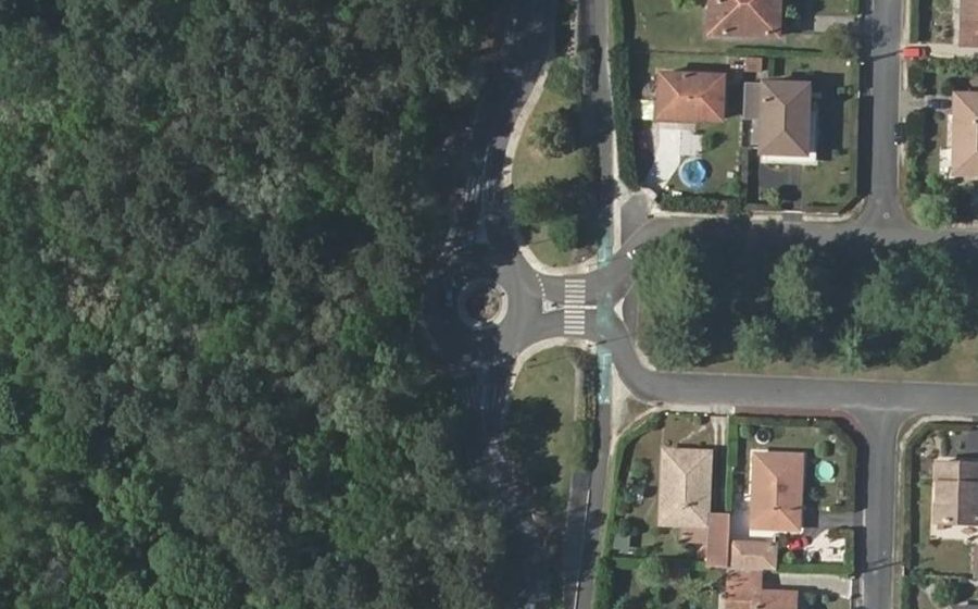 Vue aérienne du Route de Fourc