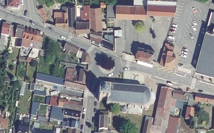 Vue aérienne du Rue Henri Barbusse