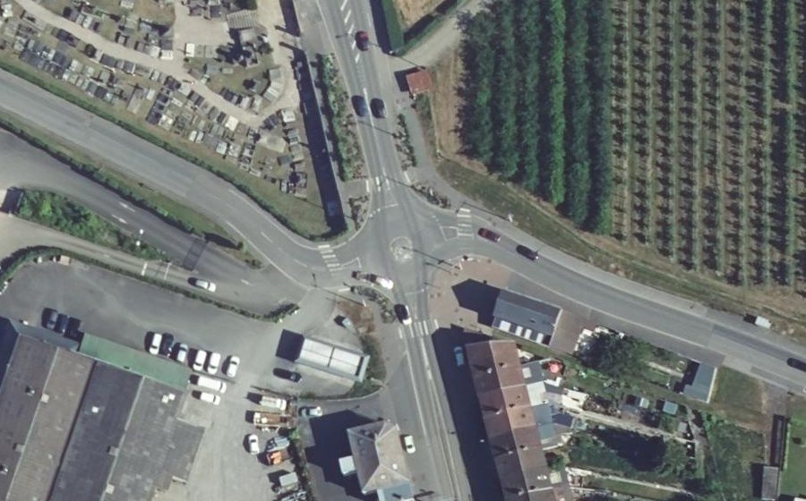 Vue aérienne du Route de Valenciennes