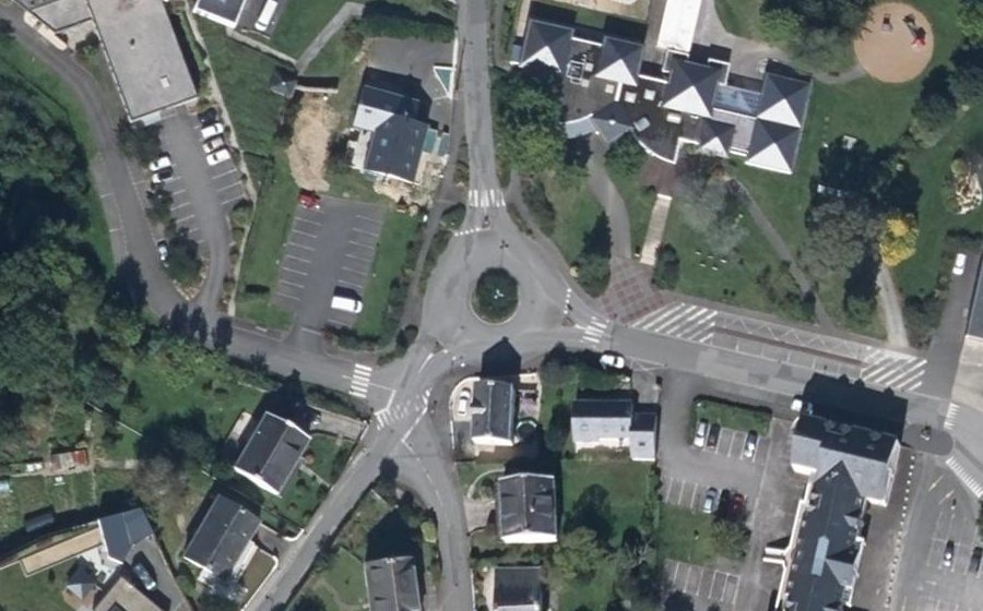 Vue aérienne du Allée Raymond Le Duigou