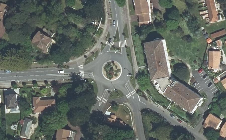 Vue aérienne du Place du Maréchal Leclerc