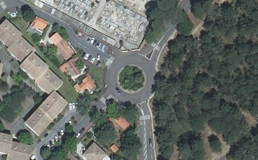 Vue aérienne du Place Docteur Liaguet