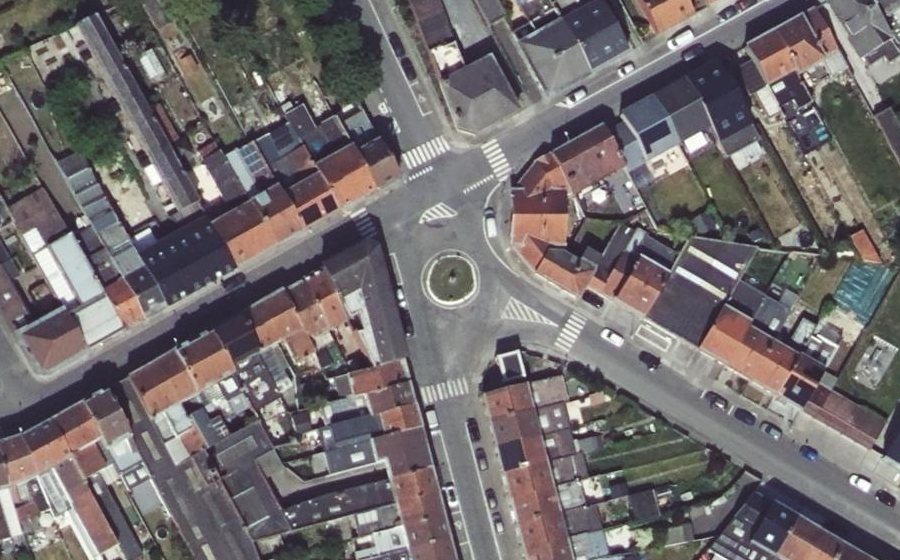 Vue aérienne du Avenue Jean Jaurès - Jean-Jaruèslaan