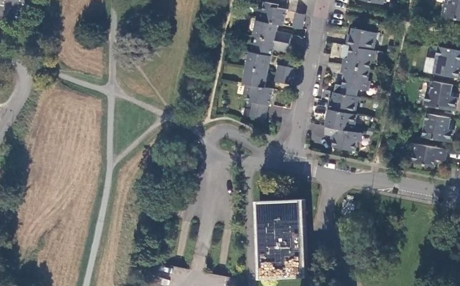 Vue aérienne du Rond-point anonyme n°5210188
