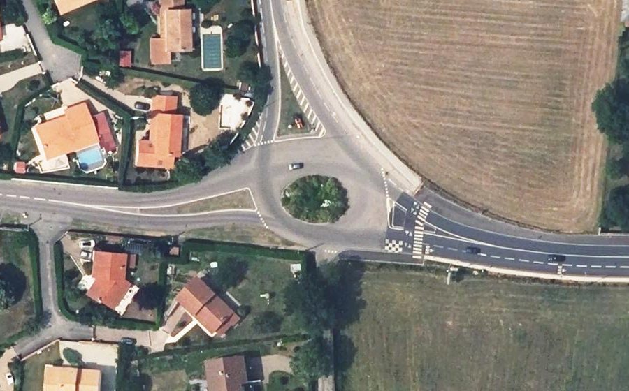 Vue aérienne du Route de la Gare