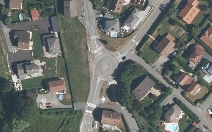 Vue aérienne du Rue des Fontaines