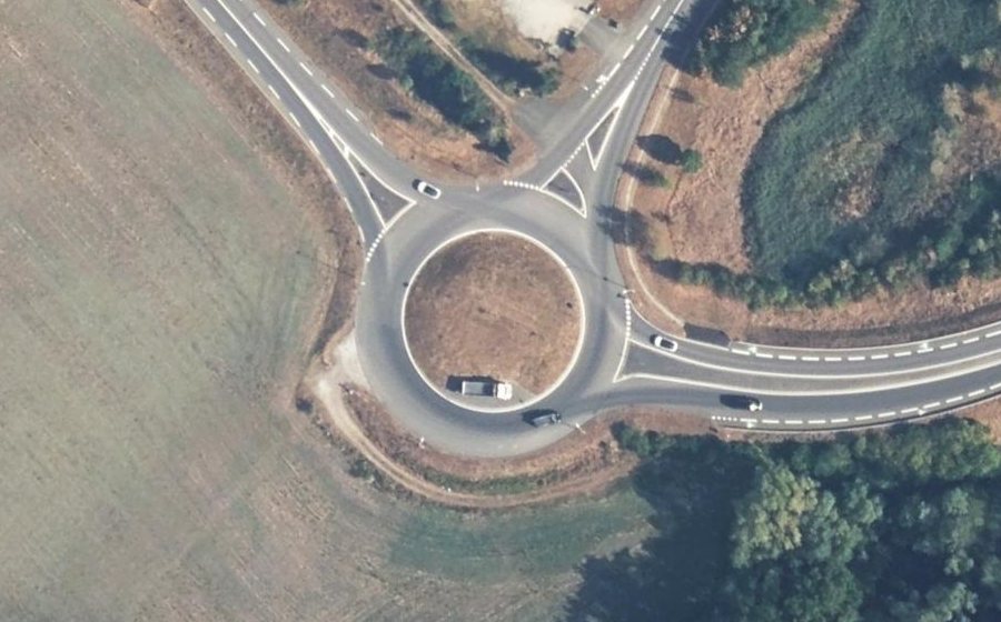Vue aérienne du Route de la Versoie