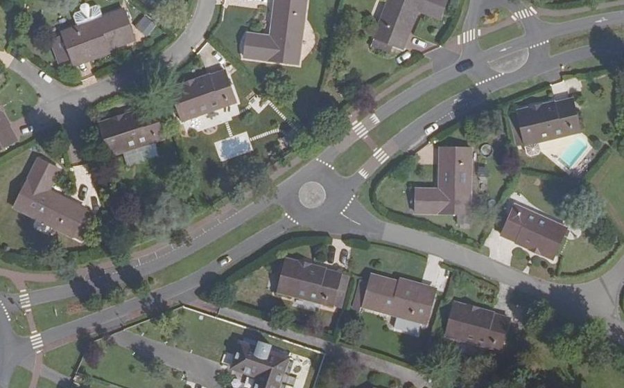 Vue aérienne du Rue Arthur Honegger