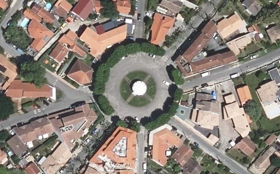 Vue aérienne du Place de l'Étoile