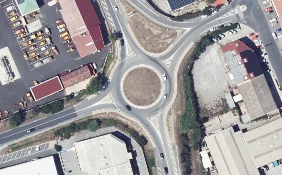 Vue aérienne du Giratoire de l'Avenue du Docteur Toreilles
