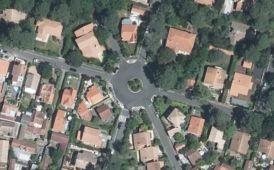 Vue aérienne du Rond-Point Hélios