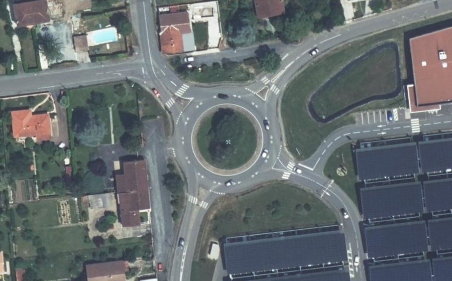 Vue aérienne du Route de la Drêche