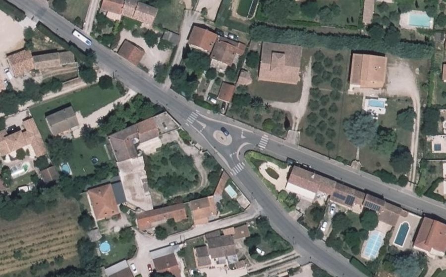 Vue aérienne du Rue de Meyne Claire