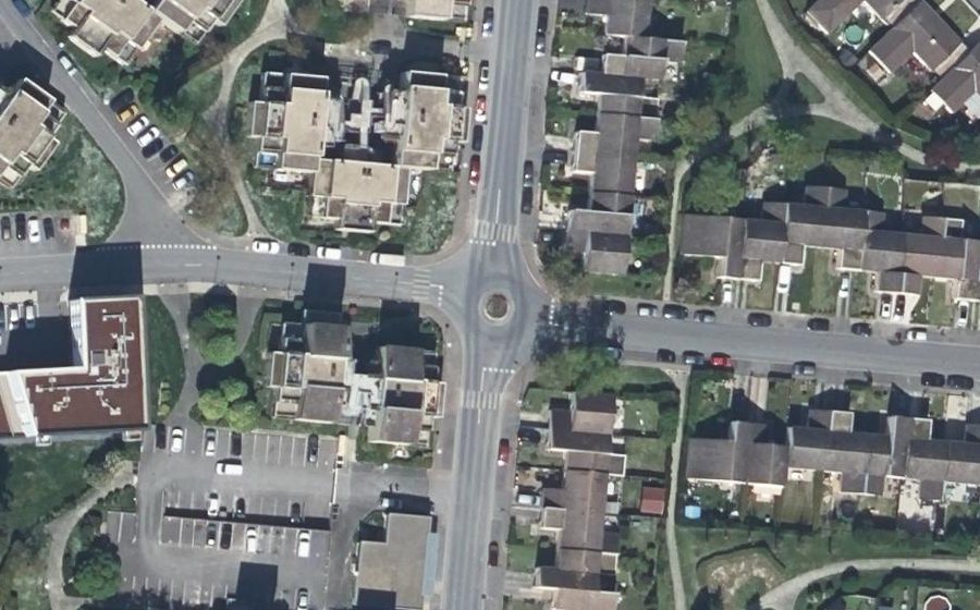 Vue aérienne du Avenue des Nelmonts