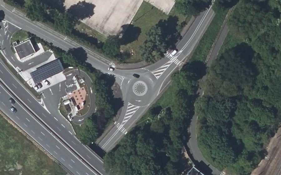Vue aérienne du Promenade de la Baumette