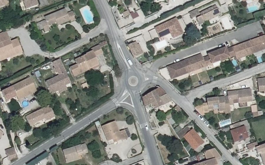 Vue aérienne du Chemin de Fontblanque