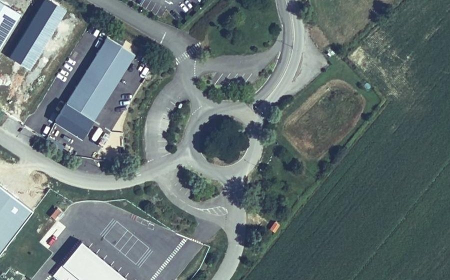 Vue aérienne du Rue Pierre Compte