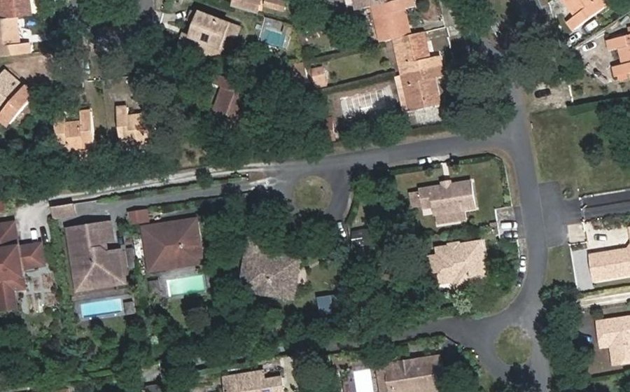 Vue aérienne du Avenue du Thym