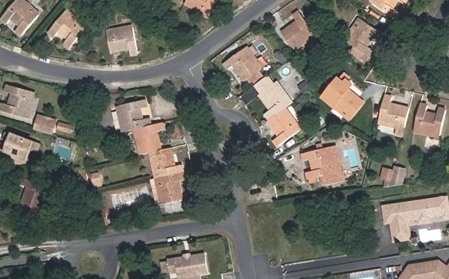 Vue aérienne du Square du Bélouga