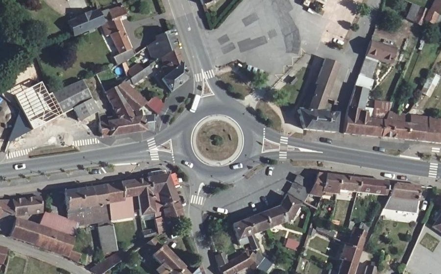 Vue aérienne de la Place de la Liberté