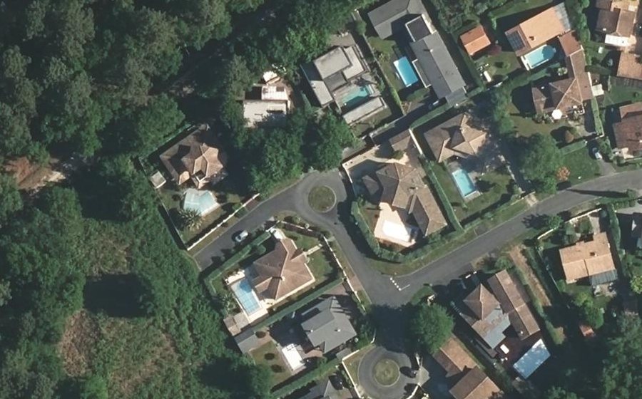 Vue aérienne du Rue des Bouleaux