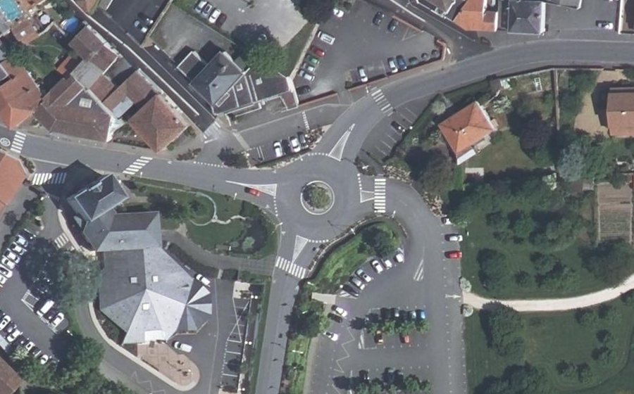 Vue aérienne du Place Flandres-Dunkerque