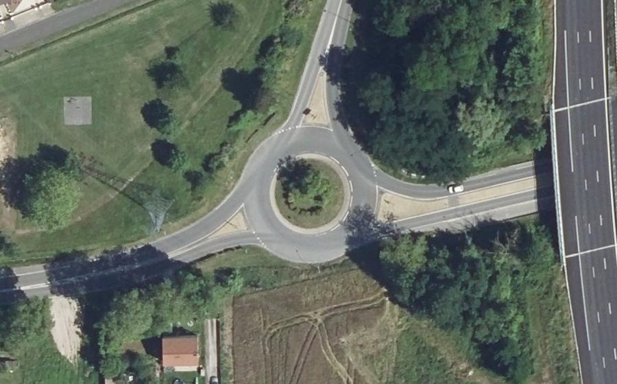 Vue aérienne du 80