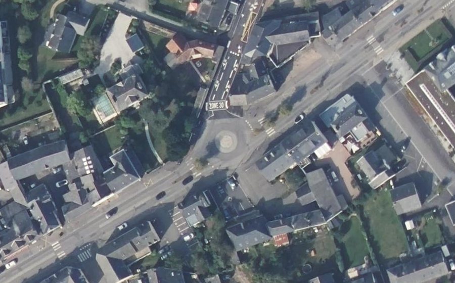 Vue aérienne du Avenue du Maréchal Leclerc
