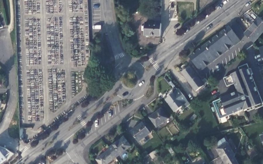 Vue aérienne du Avenue du Maréchal Leclerc