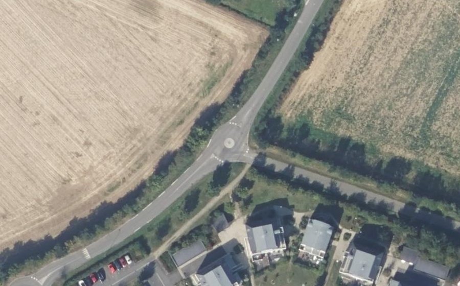 Vue aérienne du Rond-point anonyme n°5355099
