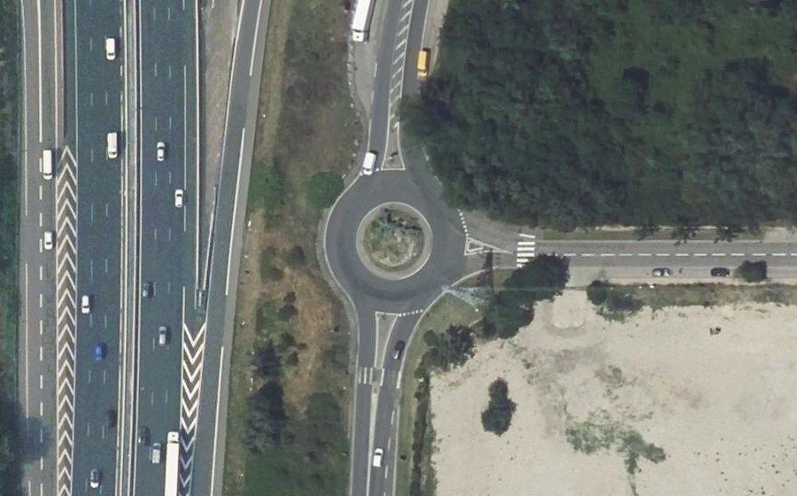 Vue aérienne du Rond-point anonyme n°5363287