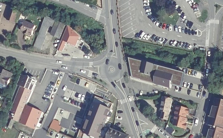 Vue aérienne du Rond-point anonyme n°5364267