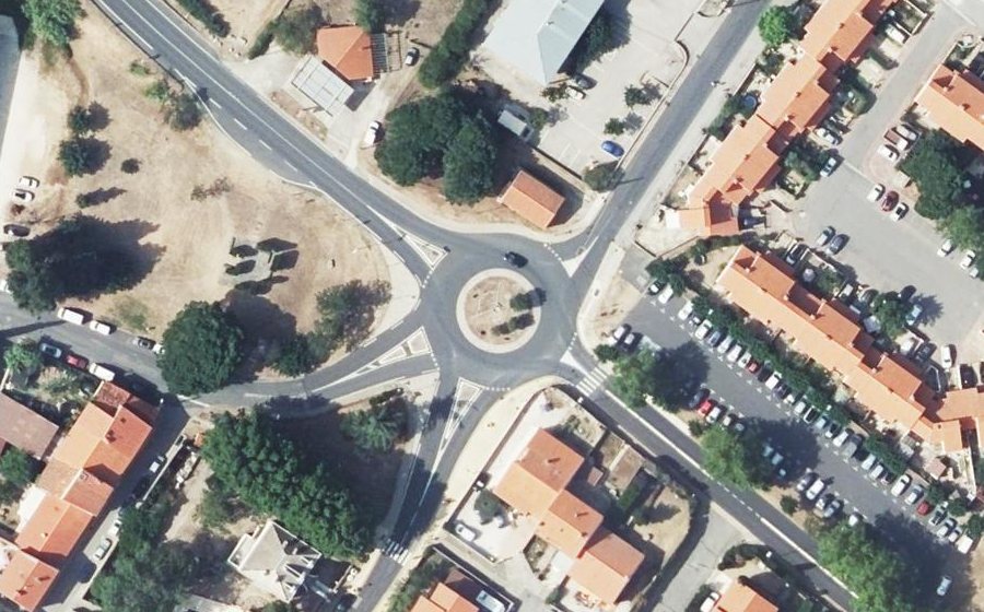 Vue aérienne du Giratoire des Anciens Combattants