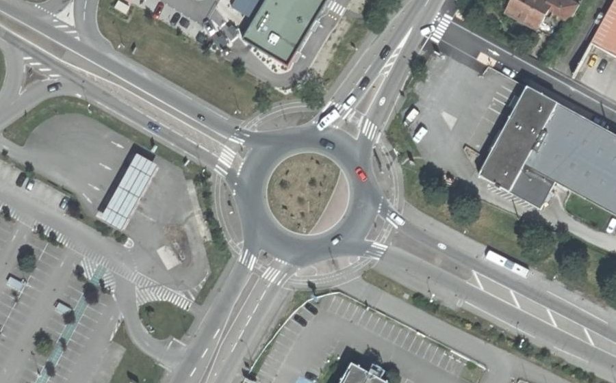 Vue aérienne du Rond-point anonyme n°5366627