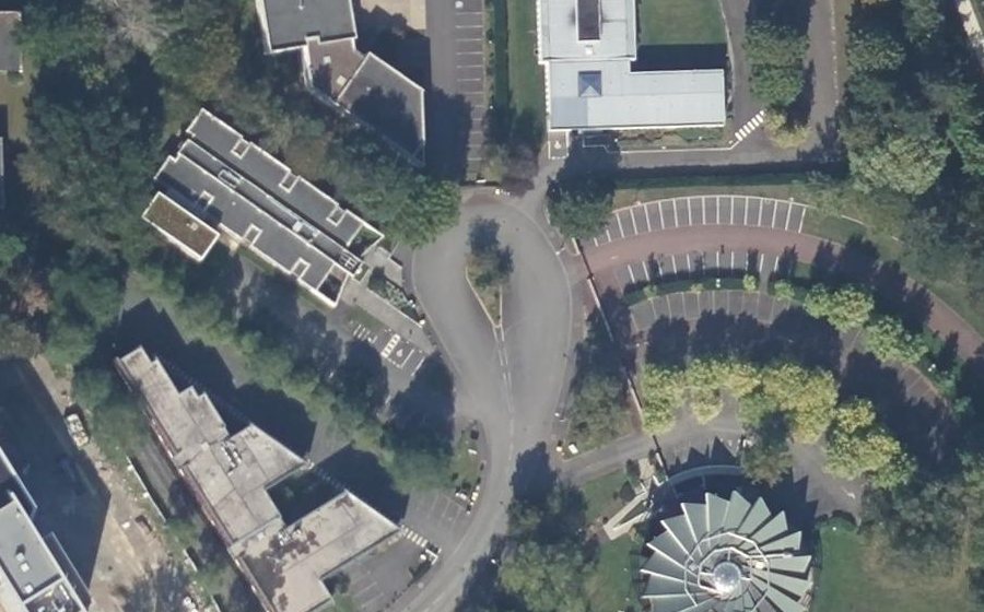 Vue aérienne du Allée du Bâtiment