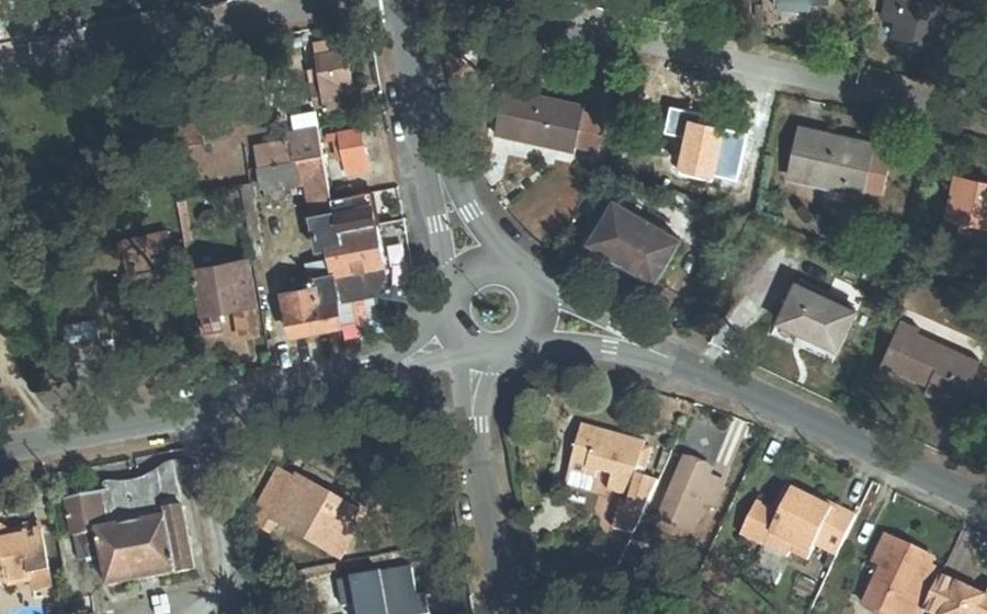 Vue aérienne du Place De Lattre de Tassigny