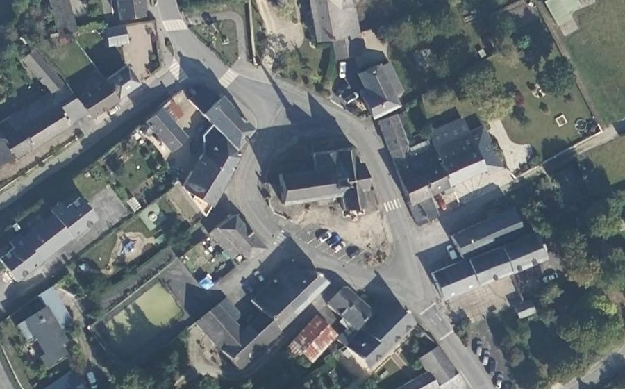 Vue aérienne du Place Alexandre Bricet