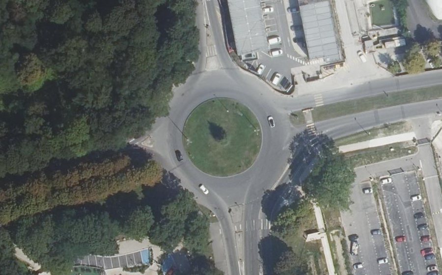 Vue aérienne du Boulevard du Rû de Nesle