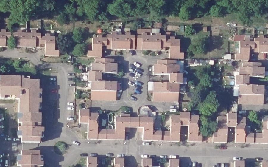 Vue aérienne du Impasse de Champagne