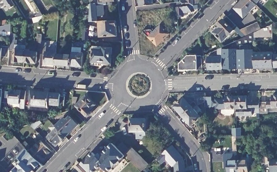 Vue aérienne du Place de l'Étoile