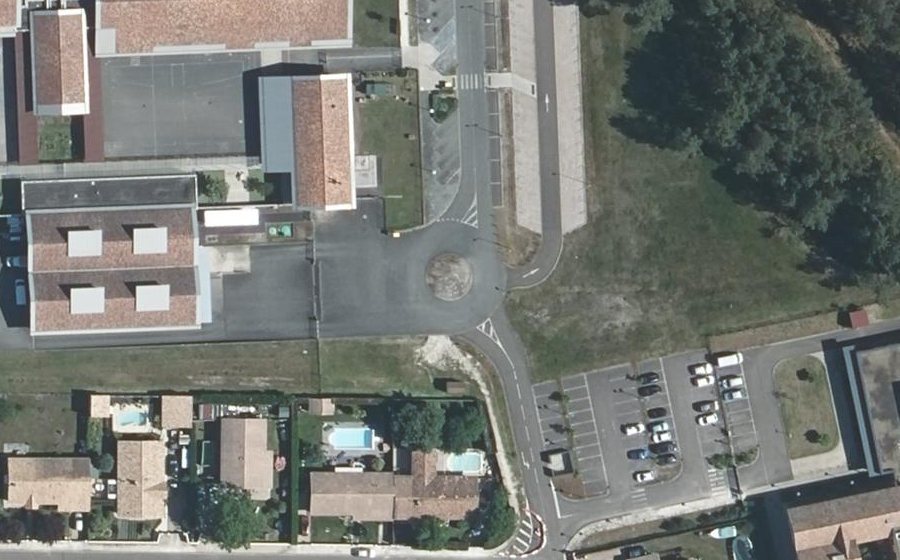 Vue aérienne du Allée des Pignots