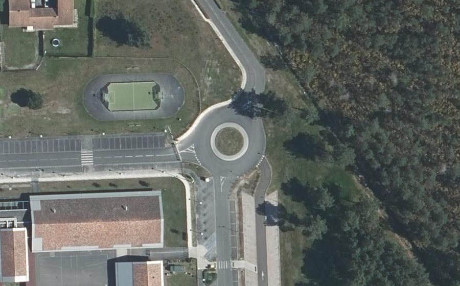Vue aérienne du Allée des Pignots
