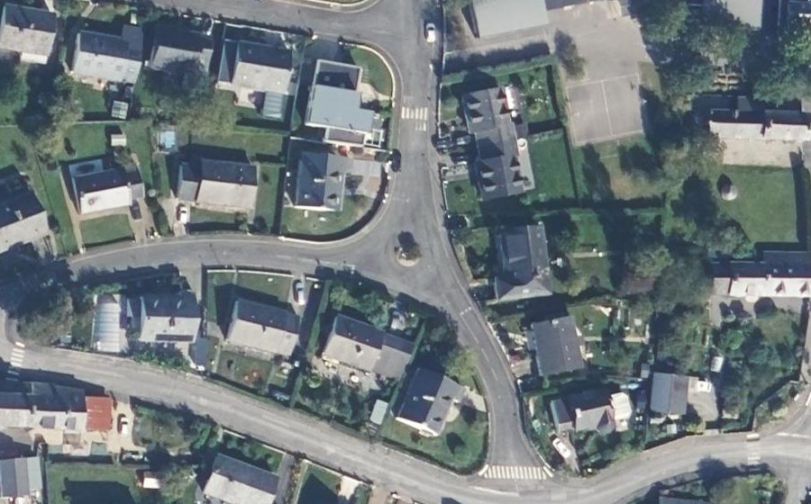 Vue aérienne du Rue des Bruyères